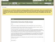 Tablet Screenshot of community.dhammaloka.org.au